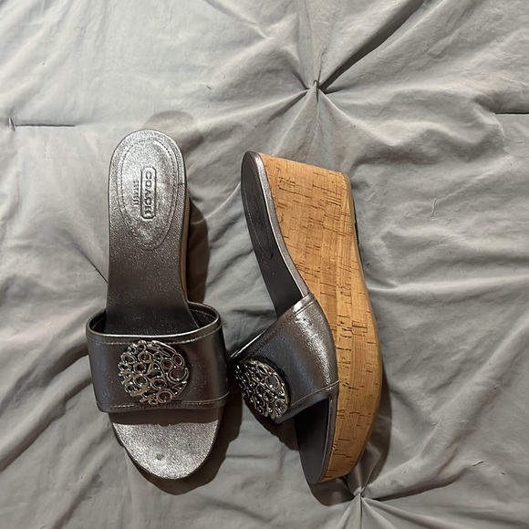 Silver Coach Wedges - Picture 2 of 3